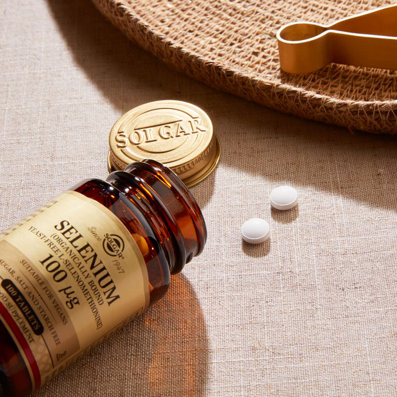 Solgar Selenium Yeast Free, Selen bez kvasinek, 100 mcg, 100 tablet